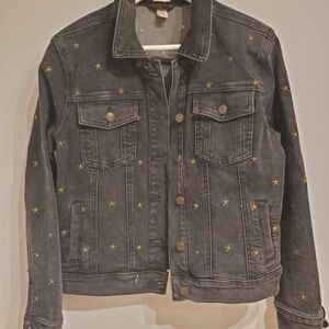 Victoria's Secret Black Jacket with Star Details